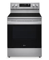 LG 30\" 6.3 Cu Ft. Smart Electric Range with Probake Convection® and EasyClean® - LREN6321YE
