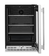 KitchenAid 24\" Undercounter Refrigerator with Metallic Accents – PrintShield Stainless Steel - KURR524SPS