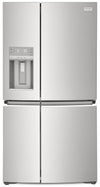 Frigidaire Gallery 36\" 21.5 Cu. Ft. Counter-Depth 4-Door Refrigerator - Smudge-Proof® Stainless Stee…
