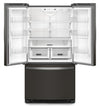 Whirlpool 36\" 20 Cu. Ft. Counter-Depth French-Door Refrigerator - Black Stainless Steel - WRFC2036RV