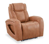 Shaquille O’Neal Home Titan 42\" Genuine Leather Power Reclining Chair with Shaq-o-pedic Comfort – Earth
