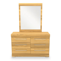 Riley Bedroom 6-Drawer Dresser, 49