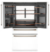 Café 36” 23.2 Cu. Ft. Smart Counter-Depth 4-Door French Door Refrigerator – Matte White - CJE23DP4WW2