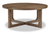 Maxwell 42\" Round Coffee Table - Light Brown Hickory