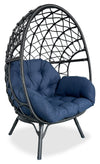 Coco Egg Outdoor Patio Chair - Blue