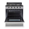 Classic Off-Grid by Unique 30\" 3.9 Cu. Ft. Propane Range with Battery Ignition - UGP-30G OF2 S/S