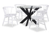 Remi 5-Piece Spindle Dining Package - White