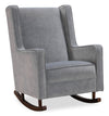 Sherri 29.5\" Rocking Chair with Wooden Sleigh Feet - Grey