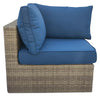 Naples Patio Corner Chair - Blue