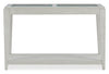 Vida 47.5” Solid Wood Sofa Table with Shelf - Sand