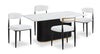 Capri 5-Piece Dining Set - White