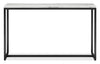 Webber 48\" Modern Marble Sofa Table - White