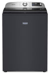 Maytag 6.0 Cu. Ft. Smart Top-Load Washer and 7.4 Cu. Ft. Gas Dryer – Midnight Steel