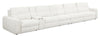 Scott Living Elevate Modular 6-Piece Left-Facing Chenille Fabric Sectional with Power Reclining - Beige