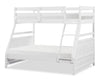 Quinn Twin/Full Bunk Bed – White