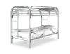 Logan Twin Bunk Bed - Grey