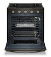 Whirlpool 5 Cu. Ft. Gas Range with Air Fry and WipeClean™ Coating - Black Stainless Steel - WSGS7530RV
