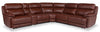 Sorrento 6-Piece Genuine Leather Sectional