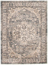 Octavian Tabriz Blue-Ivory Area Rug - 6'7\" x 9'6\"
