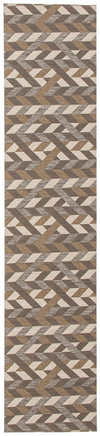 Bellezza Dark Brown 2'2\" x 10'0\" Area Rug