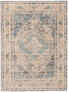 Hansel Classic Silver-Black Area Rug - 5' x 8'