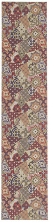Bellezza Red / Green 2'2\" x 30'0\" Area Rug