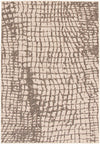 Sadie Safari Silver-Black Area Rug - 3'11\" x 5'7\"