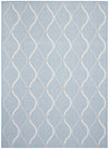 Neisha Abstract Light Blue Rug 6'7\" X 9'6\" Area Rug