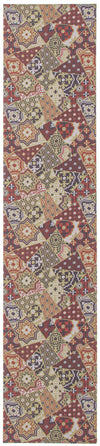 Bellezza Red / Green 2'2\" x 26'0\" Area Rug