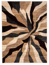 Mayoree Brown, Beige & Black Area Rug - 6'7\" X 9'6\"