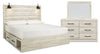 Abby 5-Piece King Bedroom Package with Side Storage