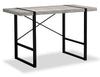 Avery Reclaimed Wood Look Desk - Grey