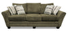 Febe Chenille Sofa - Brown