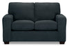 Fiona Chenille Loveseat - Navy