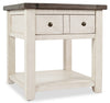 Madison End Table – White