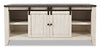 Madison 60\" Barn Door TV Stand – White
