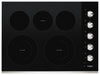 Whirlpool 30\" Electric Ceramic Glass Cooktop with Two Dual Radiant Elements - WCE77US0HS