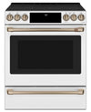 Café 30\" Slide-In Radiant and Convection Electric Range - CCES700P4MW2