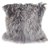 Mongolian 16\" Square Accent Pillow - Lavender/Grey Tip