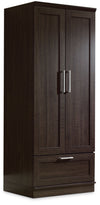 Clinton 29\" Wardrobe Cabinet - Dakota Oak