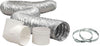 Dundas Jafine ProFlex™ Dryer-to-Duct Connector Kit and 4\" Metal Worm Gear Clamps Package