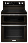 KitchenAid 30\" Electric Double Oven Convection Range – YKFED500EBS