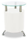 Savon End Table - White