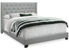 Portia Queen Bed - Grey