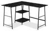 Evlin Corner Desk - Black