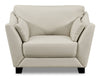 Lusso Genuine Leather Chair – Smoke