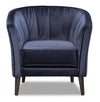 Brinley Velvet Accent Chair - Blue