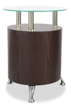 Savon End Table - Walnut