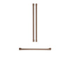 Cafe 3-Piece Handle Kit for French-Door Refrigerator in Brushed Copper - CXMB3H3PNCU