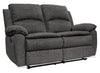 Chandler Chenille Reclining Loveseat - Grey